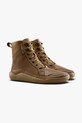 Vivobarefoot stivaletti alla caviglia in pelle GOBI BOOT WARMLINED 209439 marrone AW24