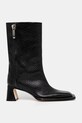 Кожаные полусапожки Miista Raleigh MI.5589 чёрный AW24