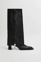 Miista ghete de piele Bellamy 5-8 cm negru MI.5586