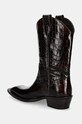 Încălțăminte Martine Rose cizme de piele Cowboy Boot 1061LE01710 maro