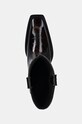 Martine Rose cizme de piele Cowboy Boot maro 1061LE01710