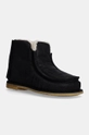 Замшеві чоботи JW Anderson Ankle Boot злегка утеплена чорний ANW43065A.999