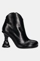 JW Anderson botki skórzane Twist Heel ANW43211A.999 czarny AW24