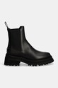 Kožené topánky chelsea ZADIG&VOLTAIRE Ride Chelsea SWCT00804 čierna AW24