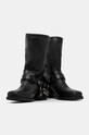 Încălțăminte ZADIG&VOLTAIRE cizme de piele Igata Boots SWCT00865 negru