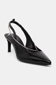 Шкіряні туфлі ZADIG&VOLTAIRE First Night 5-8 см чорний SWCT00874