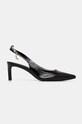 Шкіряні туфлі ZADIG&VOLTAIRE First Night SWCT00874 чорний AW24