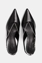 Шкіряні туфлі ZADIG&VOLTAIRE First Night SWCT00874 чорний