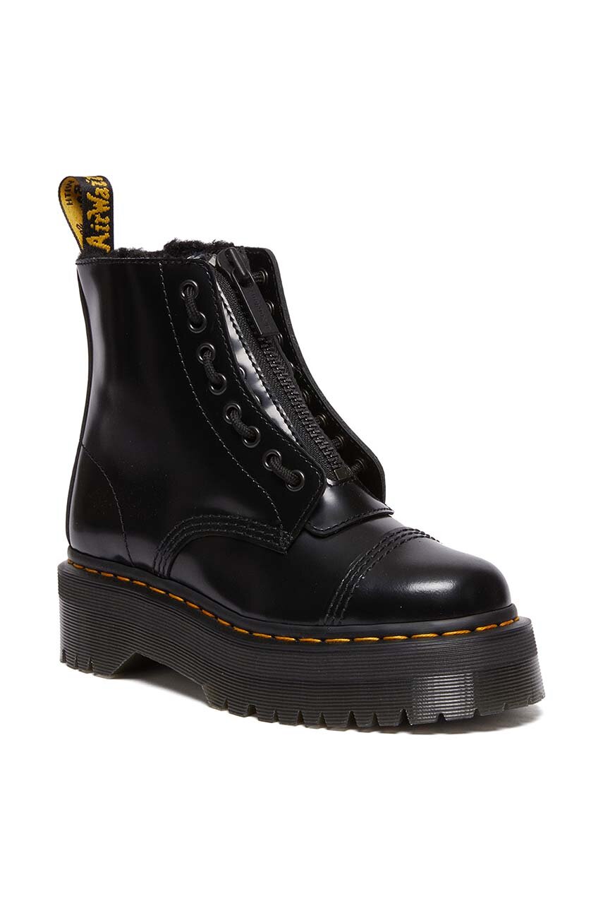 Dr. Martens bocanci de piele Sinclair FL DM31213001 negru AW24