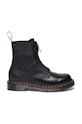 Δερμάτινες μπότες Dr. Martens 1460 Pascal Frnt Zip φλατ μαύρο DM32054001