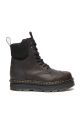 Dr. Martens stivali da motociclista in pelle Zebzag 8 Tie pelle fiore marrone DM32116733