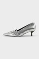 Vagabond Shoemakers stilettos de piele LYKKE kitten argintiu 5714.183.79