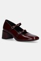 Kožené lodičky Vagabond Shoemakers ADISON imitace lakované kůže burgundské 5739.160.38