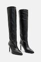 Кожаные полусапожки AllSaints Odyssey Boot W101FB чёрный AW24
