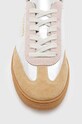 Obuwie AllSaints sneakersy skórzane Thelma Sneaker W174FB srebrny