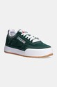 Reebok Classic sneakers din piele intoarsă Club C Megacourt plată verde 100201245