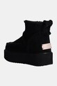 Încălțăminte Inuikii cizme de zapada din piele intoarsa Inuikii X Coccinelle Classic Low Shearling 75204.150.Black negru