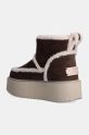 Obuwie Inuikii śniegowce zamszowe Inuikii X Coccinelle Classic Low Shearling 75204.150.Brown brązowy