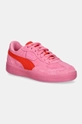 Semišové sneakers boty Puma Palermo Moda Xtra plochá růžová 398534