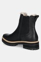 Încălțăminte Toms ghete chelsea de piele BENNET 10021299 negru