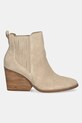 Toms botine din piele intoarsa NOA 10021314 bej ZW24