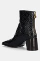 Обувь Кожаные полусапожки Marine Serre Moonogram Embossed Leather Ms Block WFW037A.CLEA0051 чёрный
