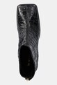 Кожаные полусапожки Marine Serre Moonogram Embossed Leather Ms Block чёрный WFW037A.CLEA0051