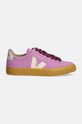 Замшевые кроссовки Veja Campo CP0303691A фиолетовой AW24