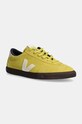 Veja sneakers in camoscio Volley pelle fiore verde VO0303849A