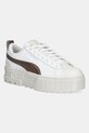 Кросівки Puma Mayze Glow-Up Wns імітація лицьової шкіри білий 398384
