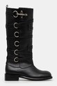 Шкіряні чоботи Andersson Bell Harness Boots aaa388w чорний AW24