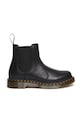 Δερμάτινες μπότες τσέλσι Dr. Martens 2976 φλατ καφέ DM30698001