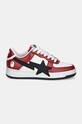Kožne tenisice A Bathing Ape STA OS #2 L 1K70291309 crvena AW24