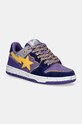 A Bathing Ape leather sneakers SK8 STA #4 low violet 1K80291313