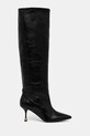 Vanda Novak ghete de piele Kaja 5-8 cm negru Kaja.Shark.Black