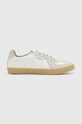 AllSaints sneakersy skórzane Jaimee Sneaker skóra zamszowa biały W069FB