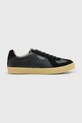 Шкіряні кросівки AllSaints Jaimee Sneaker замша чорний W069FB