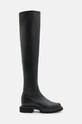 AllSaints ghete de piele Leona Boot pana la 5 cm negru W097FB