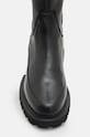 Obuwie AllSaints kozaki skórzane Leona Boot W097FB czarny
