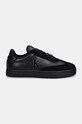 Calvin Klein Jeans sneakersy skórzane CLASSIC CUPSOLE LOW YM0YM01272 czarny NC24