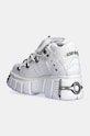Scarpe New Rock sneakers in pelle Napa Blanca + Tower Blanco Acero M.106N.S18 bianco