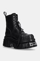 Шкіряні черевики New Rock Nomada Negro + Tower Negro Acero E14 без утеплення чорний M.NEWMILI083.S37