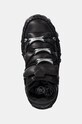 New Rock sneakers in pelle Crust Negro + Tank Casco Negro nero M.WALL106.S25