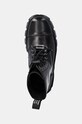New Rock workery skórzane Antik Negro + Tower Casco Negro Lateral czarny M.WALL126N.C1