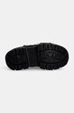 New Rock leather shoes Crust Negro Negro + Tank Casco Negro M.WALL285.S2 black