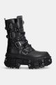 Кожаные полусапоги New Rock Itali Negro Nomada Negro + Tank Casco Negro M.WALL373.S11 чёрный AW24