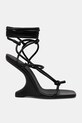 Kožne sandale Rick Owens Lilies CANTILEVER 11 PENTA LI02D5806.LLP.09 crna AW24