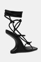 Obuća Kožne sandale Rick Owens Lilies CANTILEVER 11 PENTA LI02D5806.LLP.09 crna