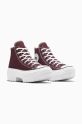 Πάνινα παπούτσια Converse Chuck Taylor All Star Lugged Heel A09401C μπορντό AW24