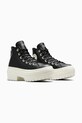 Kožené tenisky Converse Chuck Taylor All Star Lugged Heel A12328C čierna AW24